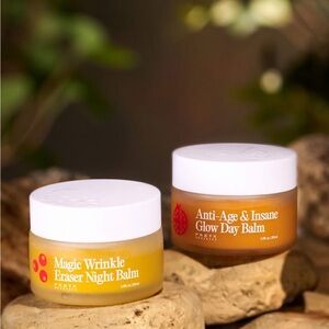 Froya Organics Insane Glow Day Balm & Magic Wrinkle Eraser Night Balm Nw/oBox
